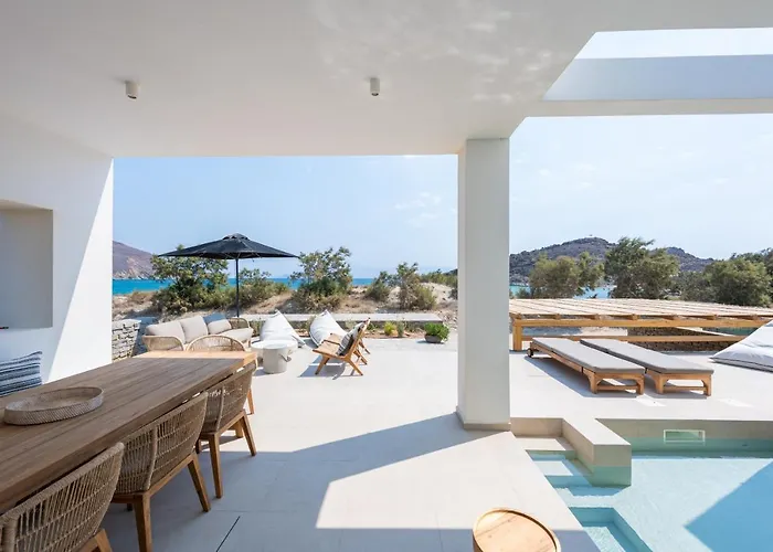 Exclusive Luxury Moca beachfront villa, Molos, Paros Molos  foto
