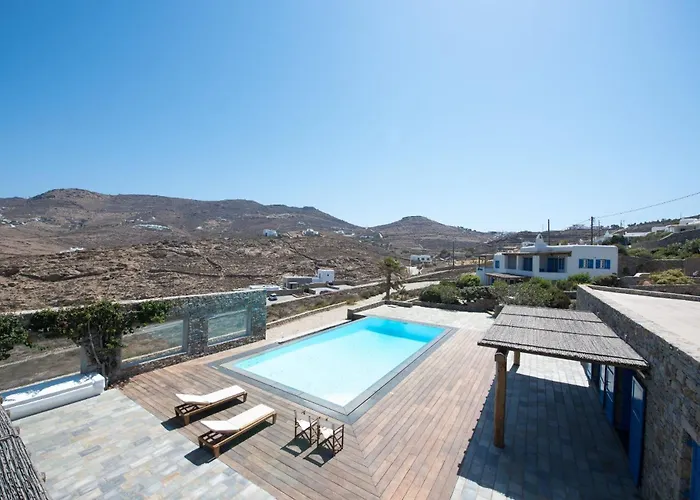 Villa Victoria With Sea View And Two Private Pools Ftelia  photo