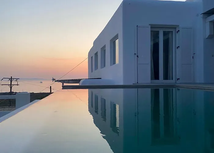 Mykonian Luxury Villa Azure W Sea View And Pool Agios Stefanos  Foto